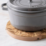 Staub Round Cocotte, 5.5qt, Graphite Grey