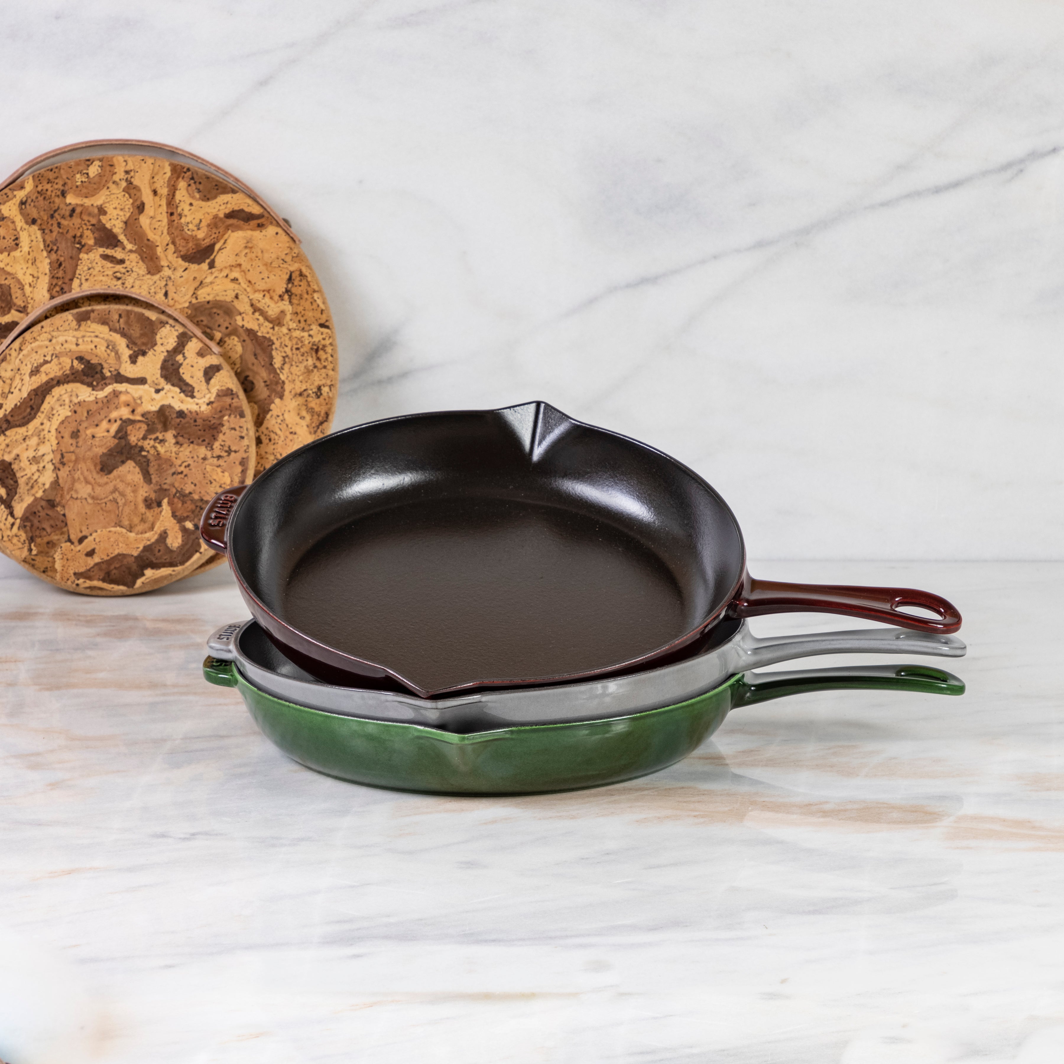 Staub Fry Pan, 12", Graphite Grey