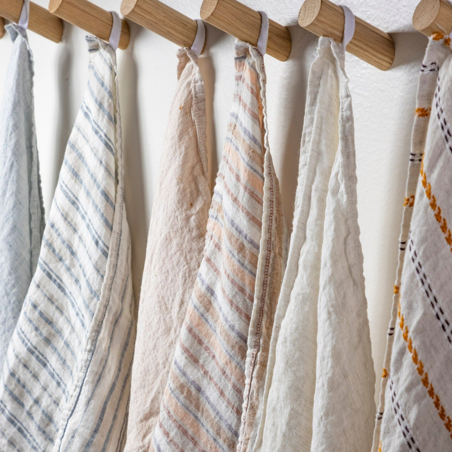 Carmela Kitchen Towel, Blue Stripe