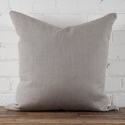 Mud Cloth Square Pillow, Blue / Grey with Dots