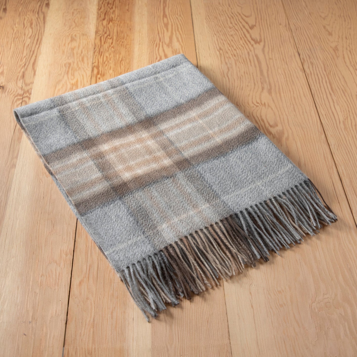 Cashmere Knee Blanket in Mackellar Tartan