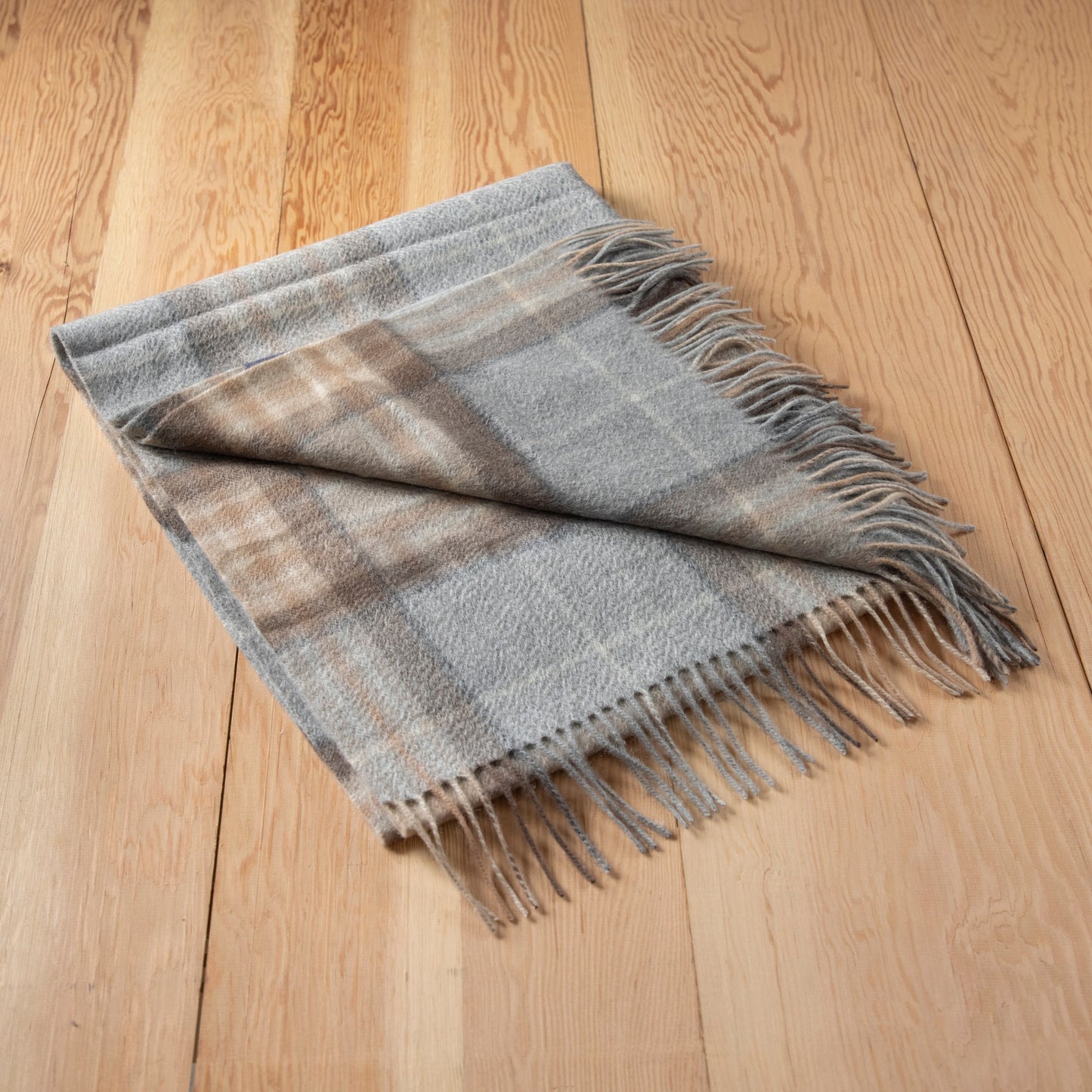 Cashmere Knee Blanket in Mackellar Tartan