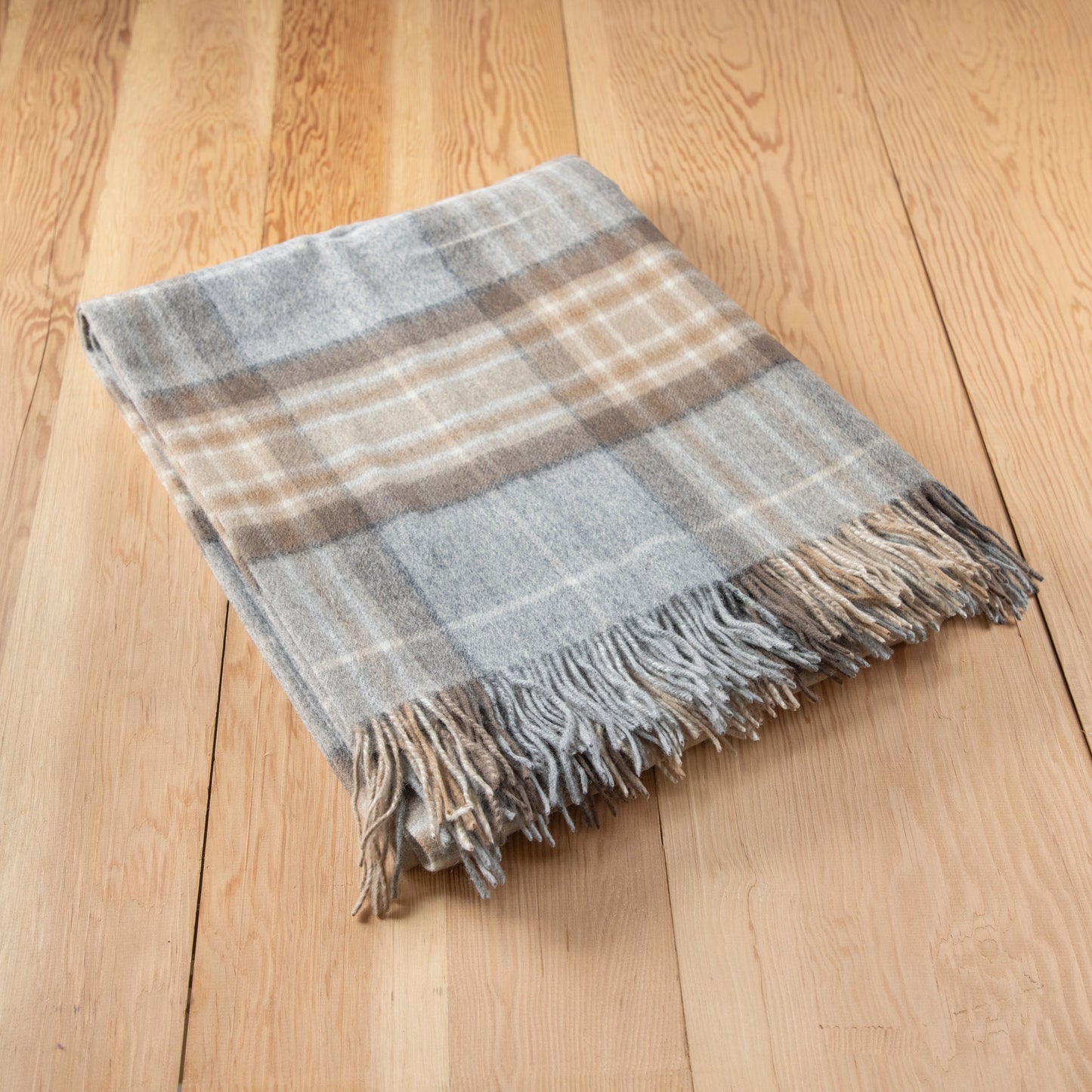 Lambswool Blanket in Mackellar Tartan