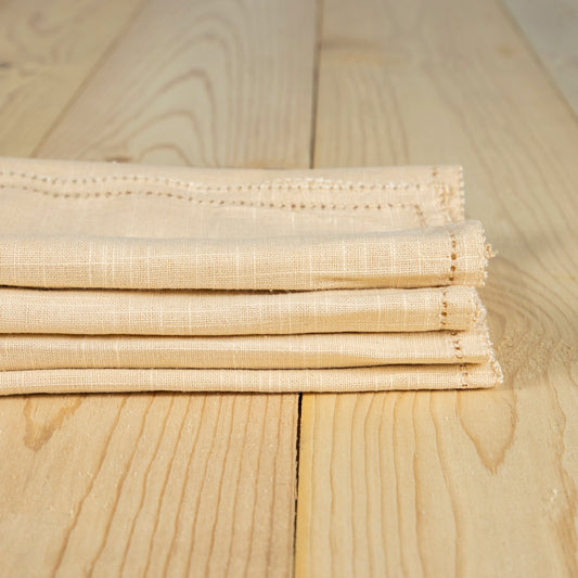 Hudson Napkins Set of 4, Bisque