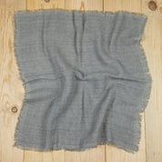 Stone Washed Linen Dinner Napkins, Grey, Set of 4