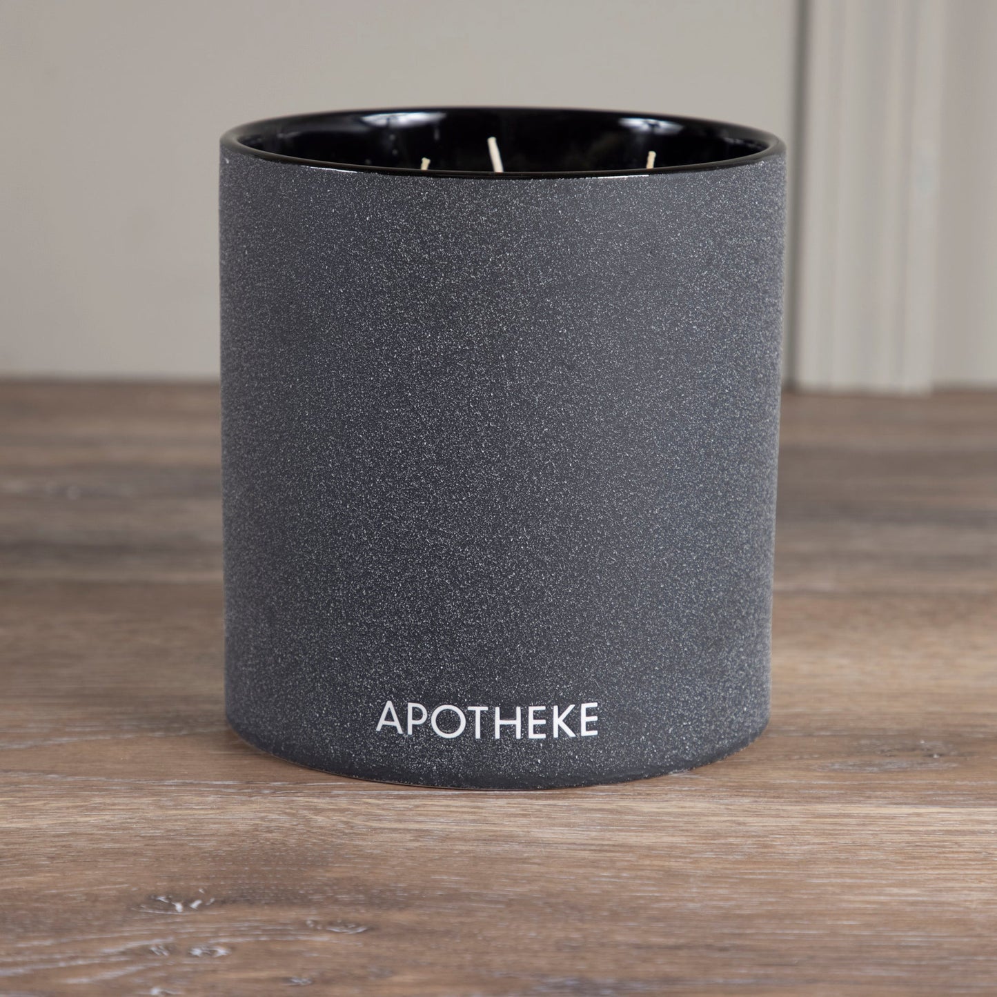 Apotheke Concrete 4-Wick Candle, Charcoal