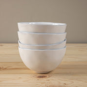 Livia Soup / Cereal Bowl, White, Set of 6