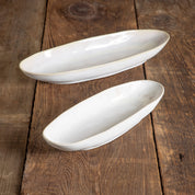 Eivissa Reactive Glaze Oval Platter, Small
