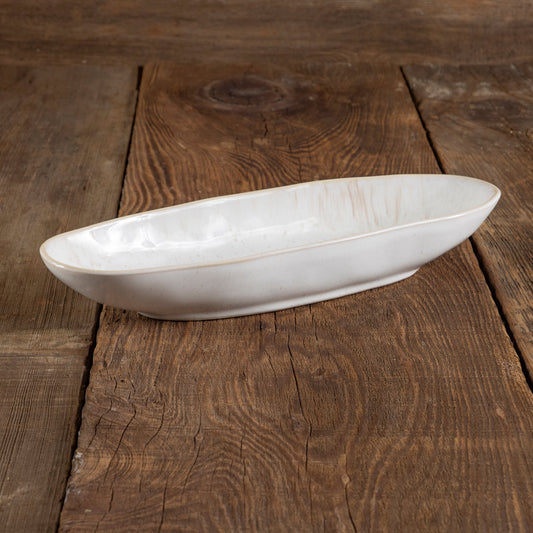 Eivissa Reactive Glaze Oval Platter, Small