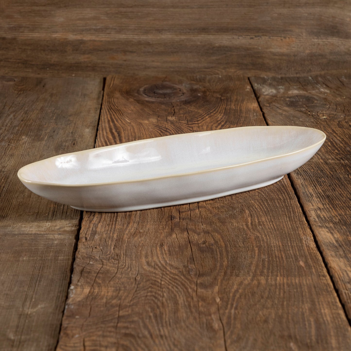Eivissa Reactive Glaze Oval Platter