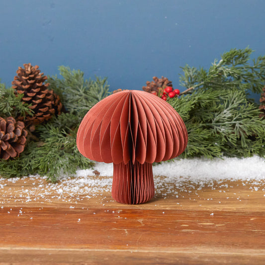 Recycled Paper Russula Mushroom