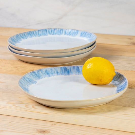Brisa Dinner Plate, Ria Blue, Set of 6