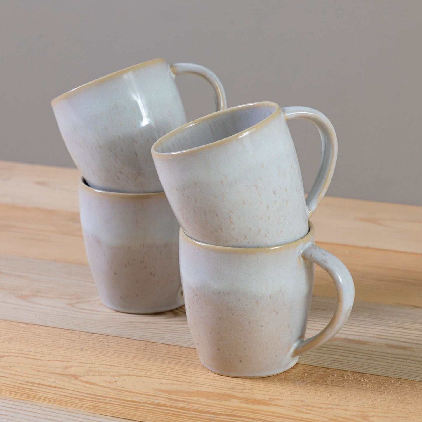 Eivissa Reactive Glaze Mug, Set of 6