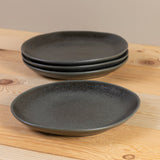 Livia Side Plate, Black, Set of 6