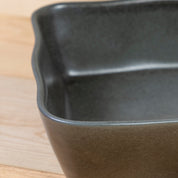 Livia Rectangular Baker, Black