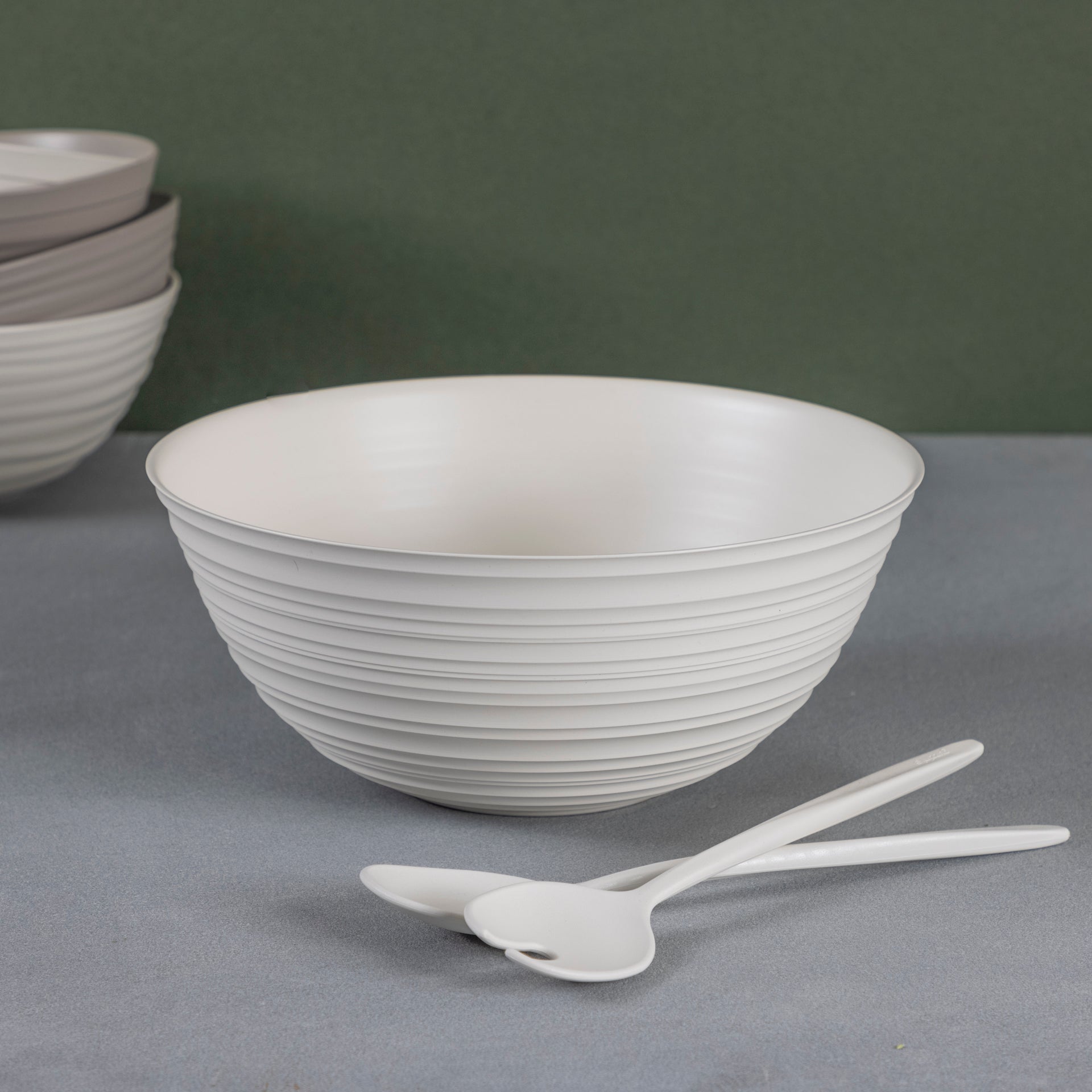 Tierra Serving Set, White