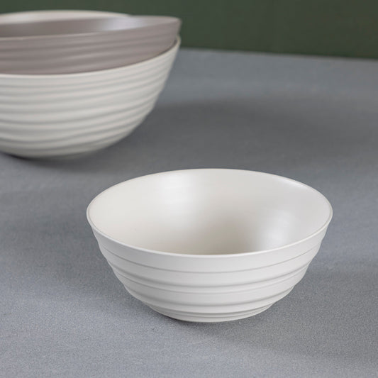 Tierra Serving Bowl, Medium, White