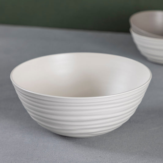 Tierra Serving Bowl, Large, White