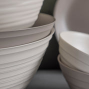 Tierra Serving Bowl, Extra-Large, Taupe