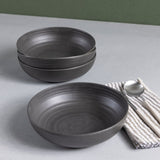 Sancha Organic Pasta / Salad Bowl, Slate, Set of 4