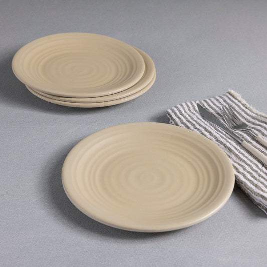 Sancha Organic Salad Plate, Birch, Set of 4