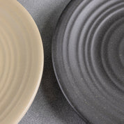 Sancha Organic Dinner Plate, Slate, Set of 4