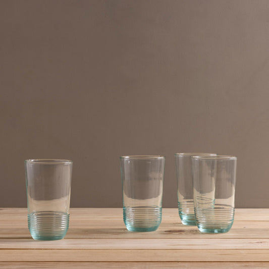 Premium Recycled Tall Ripple Tumbler, Set of 4
