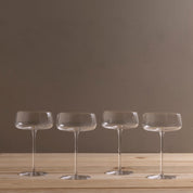 Metropolitan Champagne Saucer, Set of 4