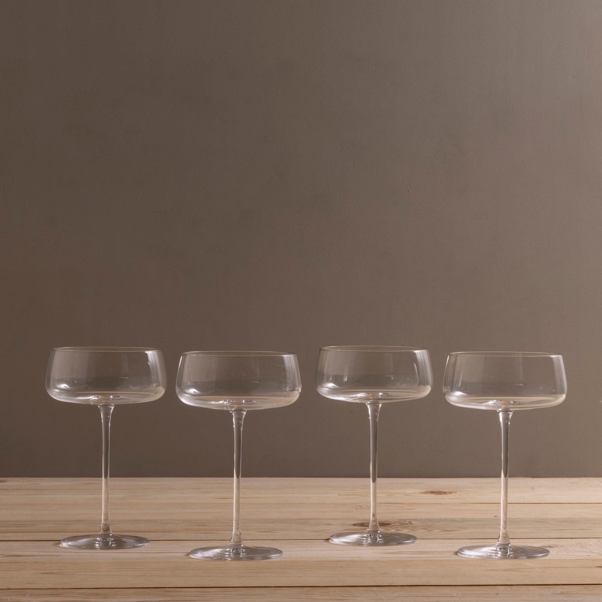 Metropolitan Champagne Saucer, Set of 4