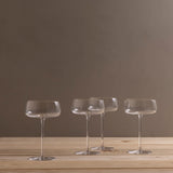 Metropolitan Champagne Saucer, Set of 4