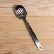 Onyx Helix Slotted Spoon