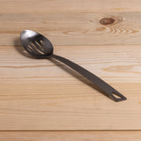 Onyx Helix Slotted Spoon