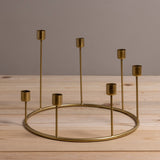 Kent Gold Candlestick Wreath, Large