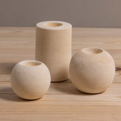 Round Sandstone Tea-light Holder, Large