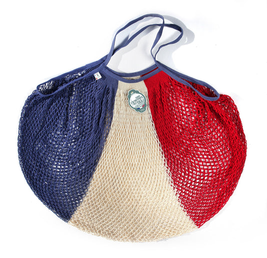 Filt Red, White and Blue Cotton Shopper Large..-230BleuBlancRouge