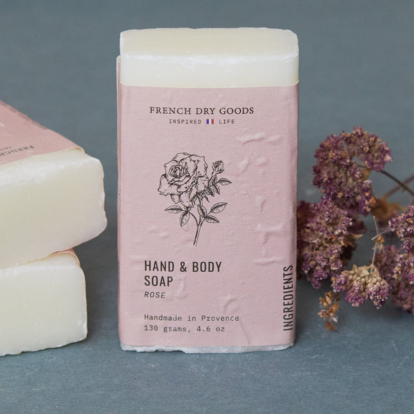 FDG Solid Hand & Body Soap--Rose (130 grams)