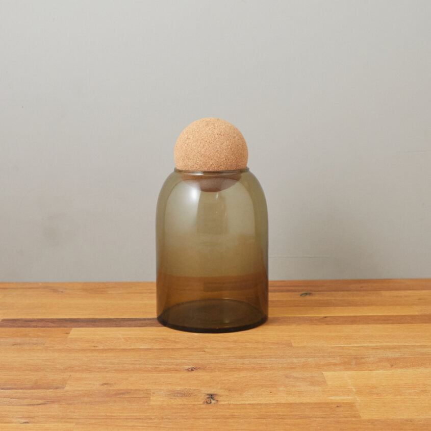 Evia Medium Canister, Taupe