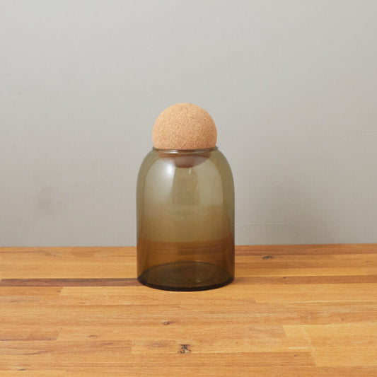 Evia Medium Canister, Taupe