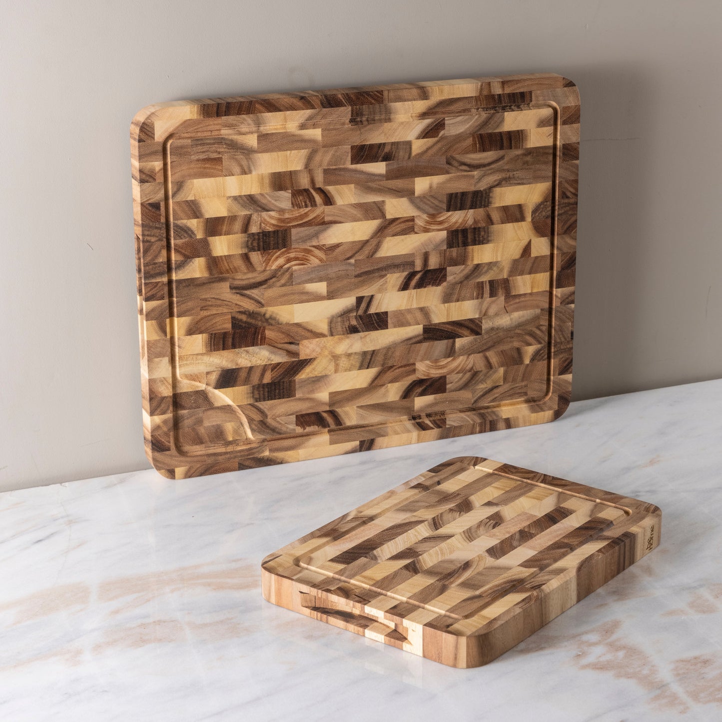 Acacia Wood End Grain Rectangular Board, Small