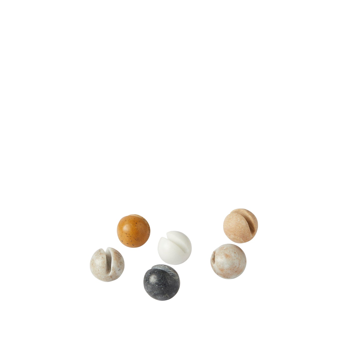Assorted Marble Orb Drink Charm