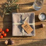 Thieffry Contrast Trim Napkin, Bisque