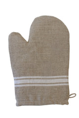 Thieffry Belgian Linen Oven Mitt, Blue