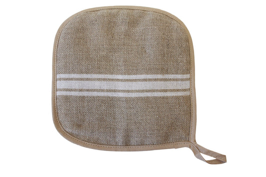 Thieffry Belgian Linen Potholder, White