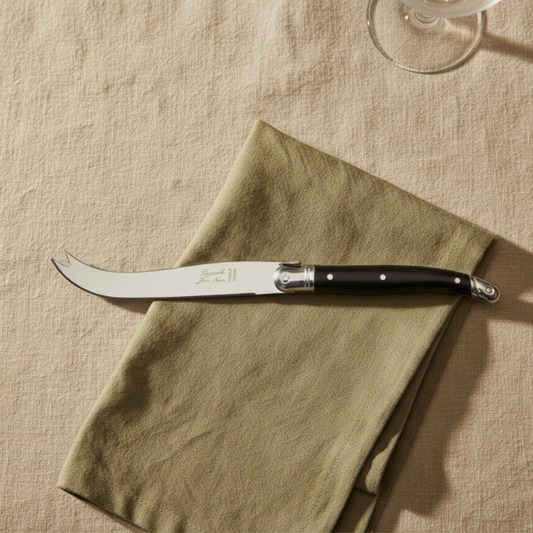 Laguiole Large Forktipped Cheese Platine -   Black