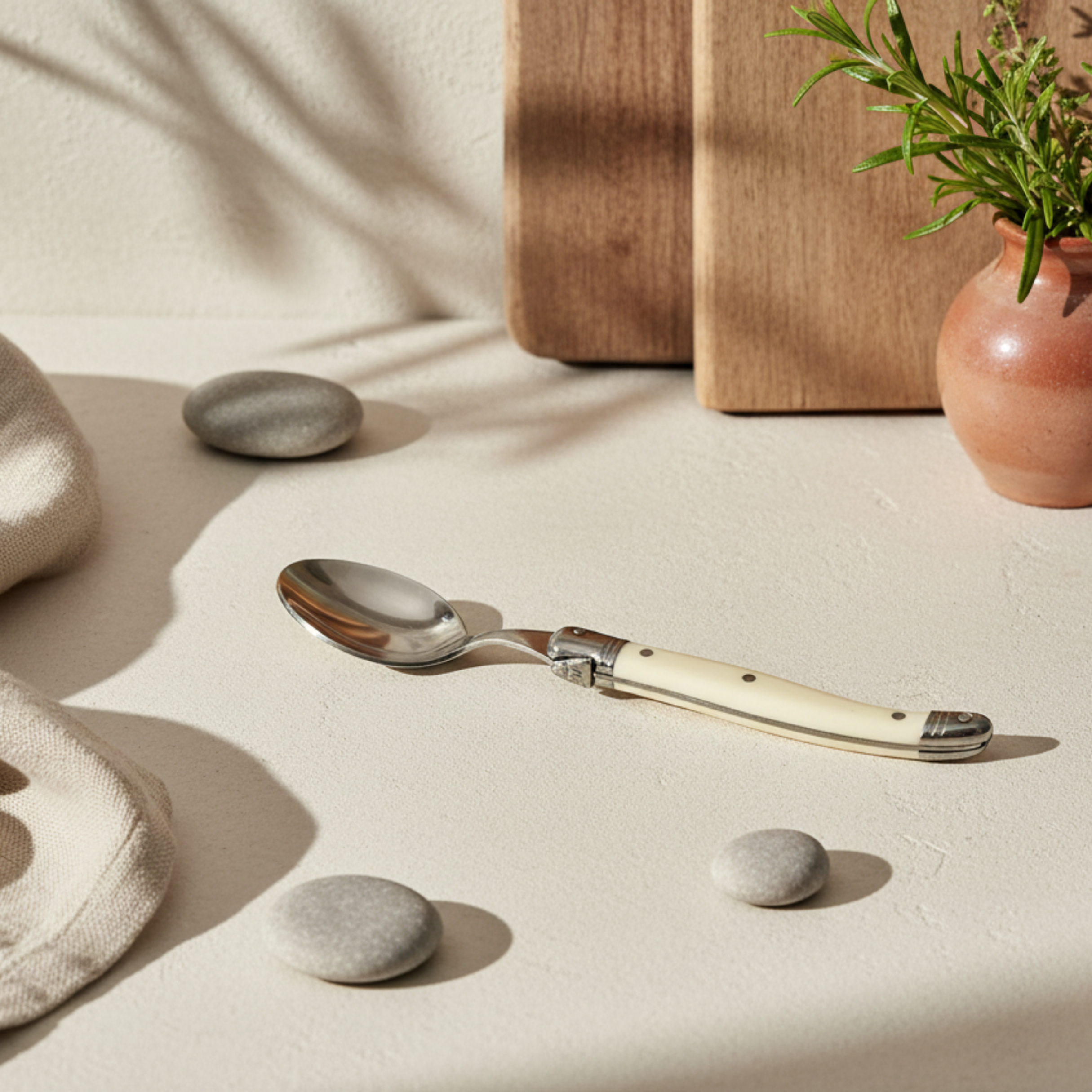 Laguiole Coffee Spoon, Ivory