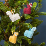 Bangin' Alpaca Ornament, Set of 4