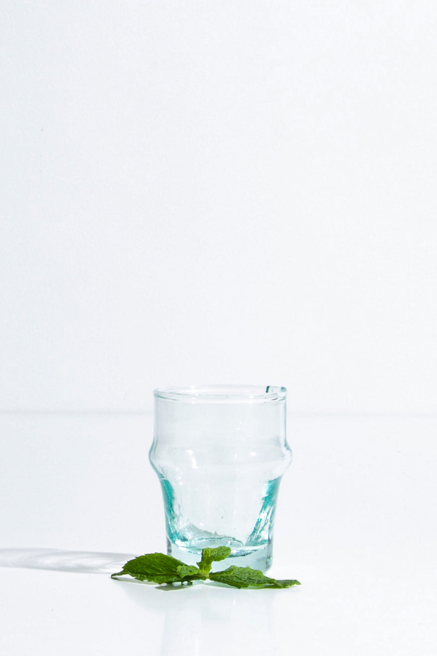 Beldi Espresso Clear Glass, Set of 4