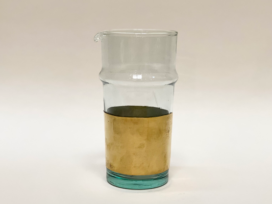 Beldi Carafe with gold ring