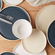 Treves Side Plate, Navy, Set of 4