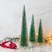 Modern Tree with Green Glitter, XL